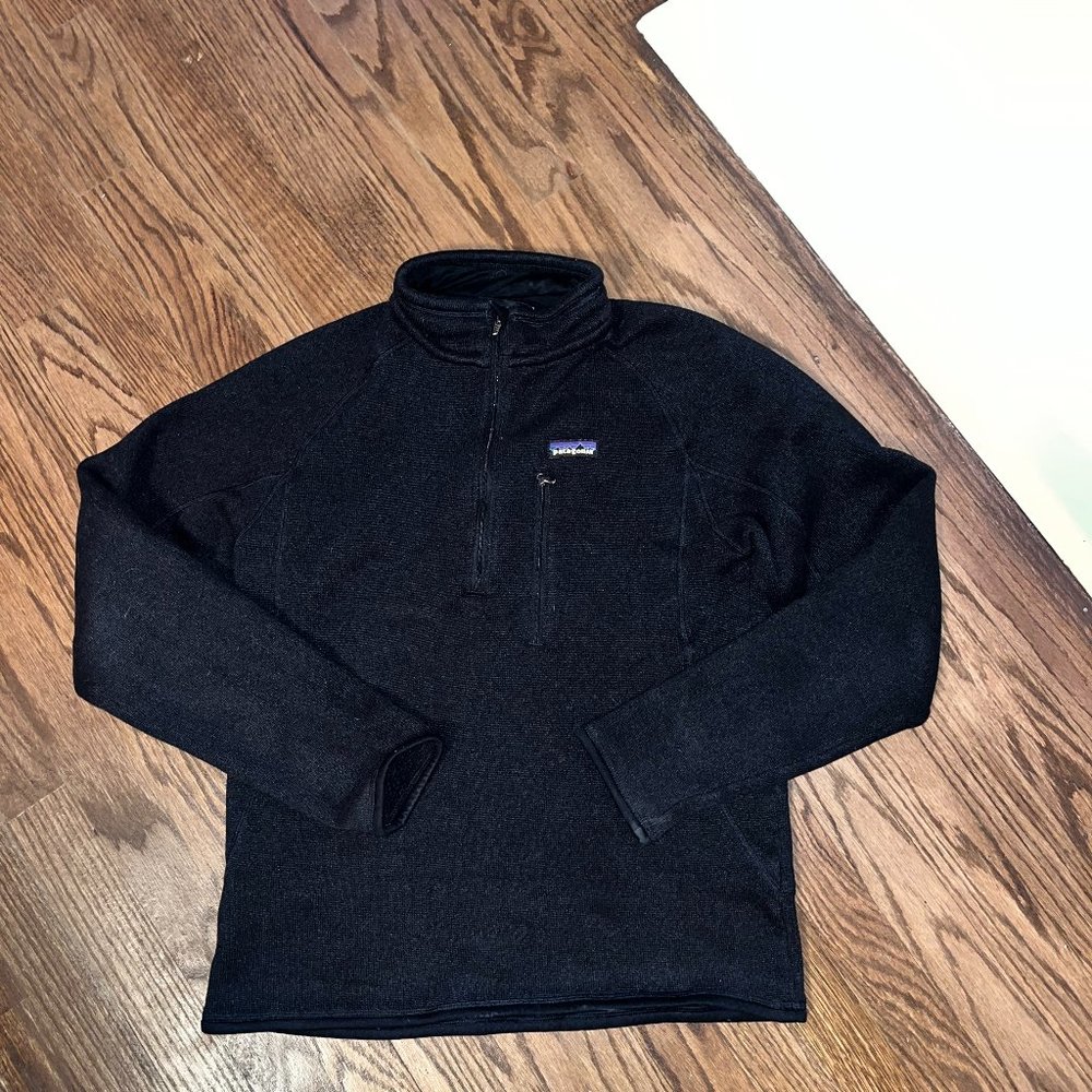Mens Patagonia Fleece Quarter Zip Sz M